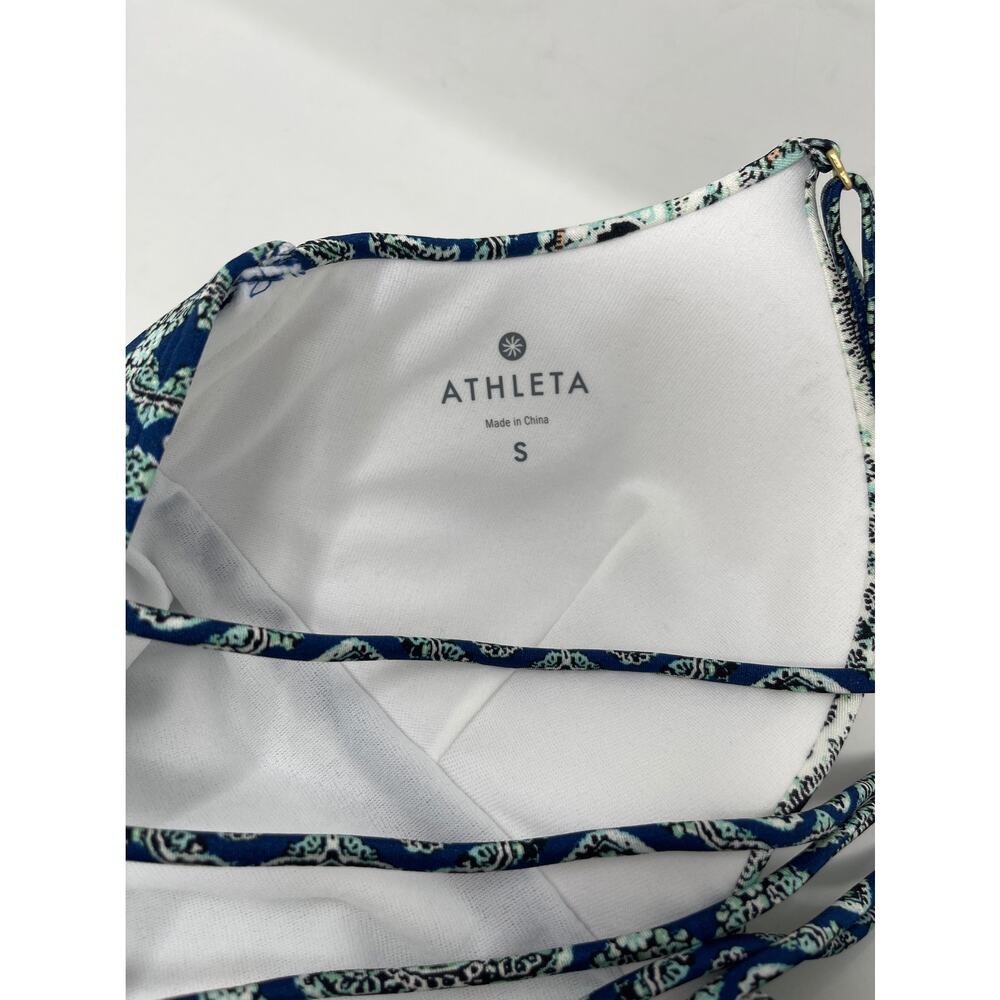 Athleta Aqualuxe Printed Molded one piece bathing suit Size Small - Picture 2 of 7